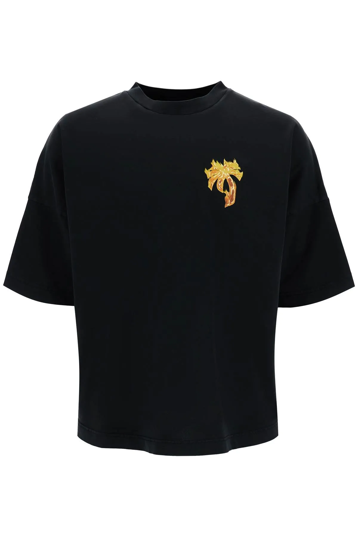 'BURNING PALM OVERSIZED T