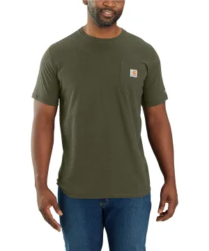 Carhartt Men's Force Short-Sleeve Pocket T-Shirt - Dew Drop