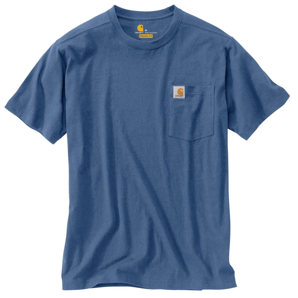 Carhartt Men's Tidal Blue Heather Maddock Pocket Short Sleeve T-Shirt