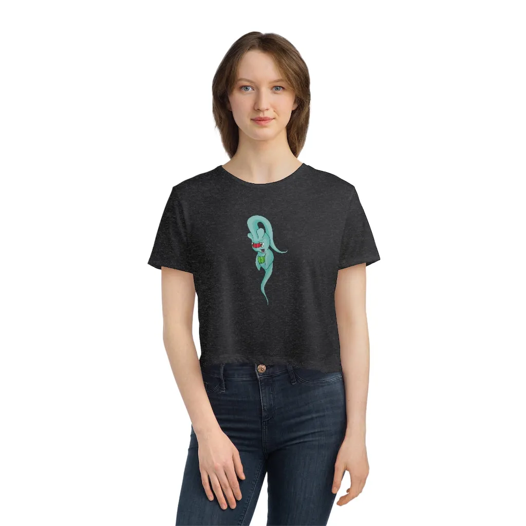 Chriskisx Women's Flowy Cropped Tee