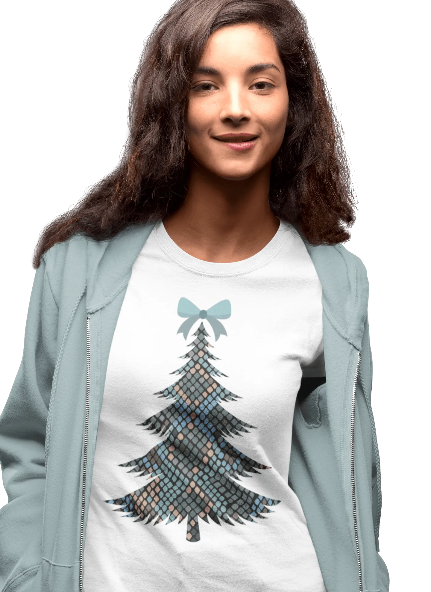 Christmas Tree Womens Style T-Shirt