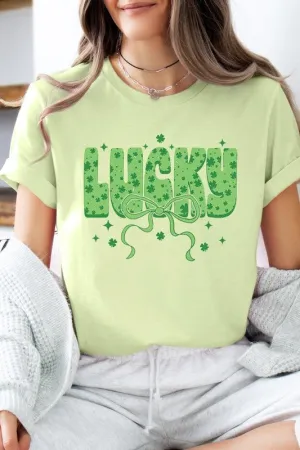 Croquette Lucky Bow Graphic Tee