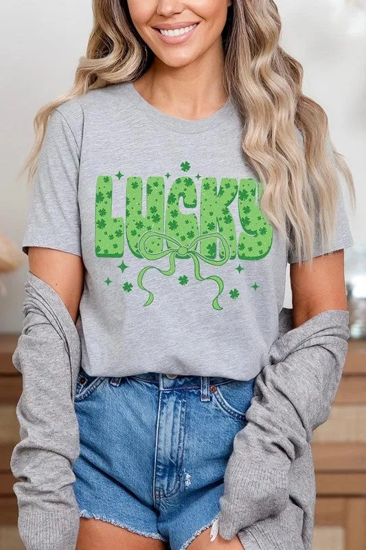 Croquette Lucky Bow Graphic Tee