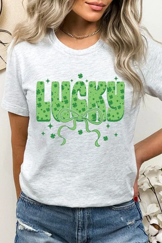 Croquette Lucky Bow Graphic Tee