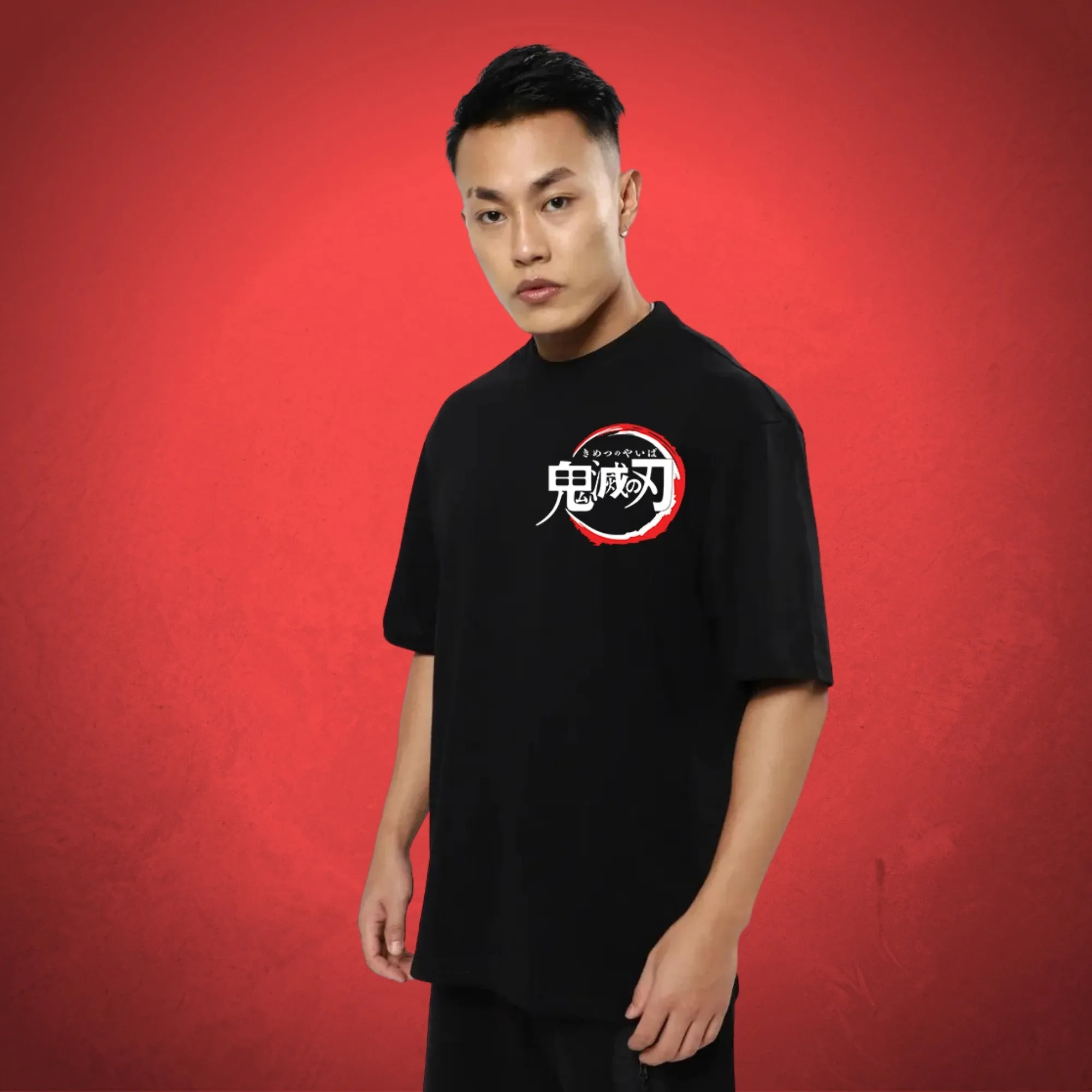 Demon Slayer Kamado Anime Over Sized T-shirt