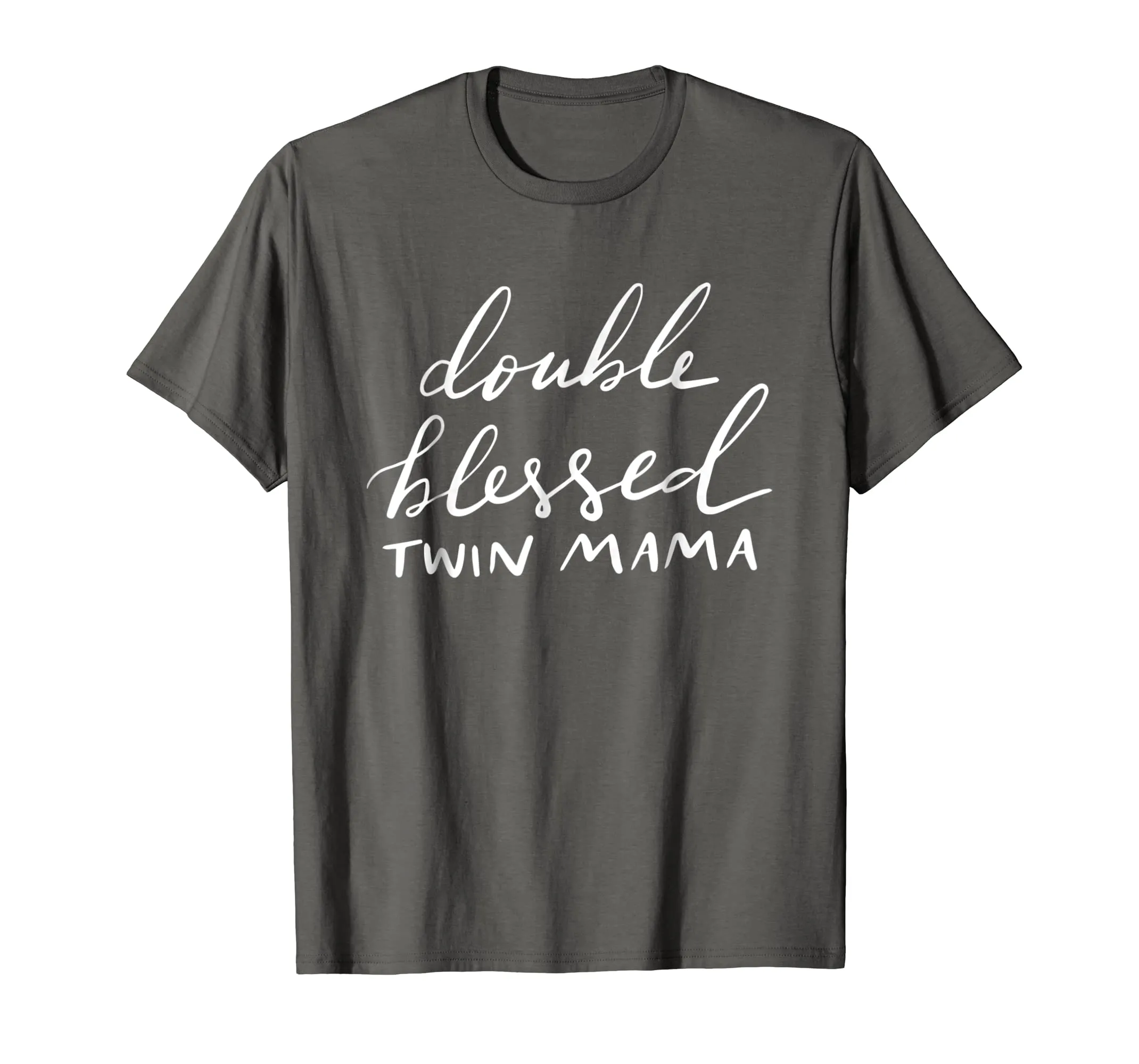 Double Blessed Twin Mama T-Shirt Women's Mother Gift Mom
