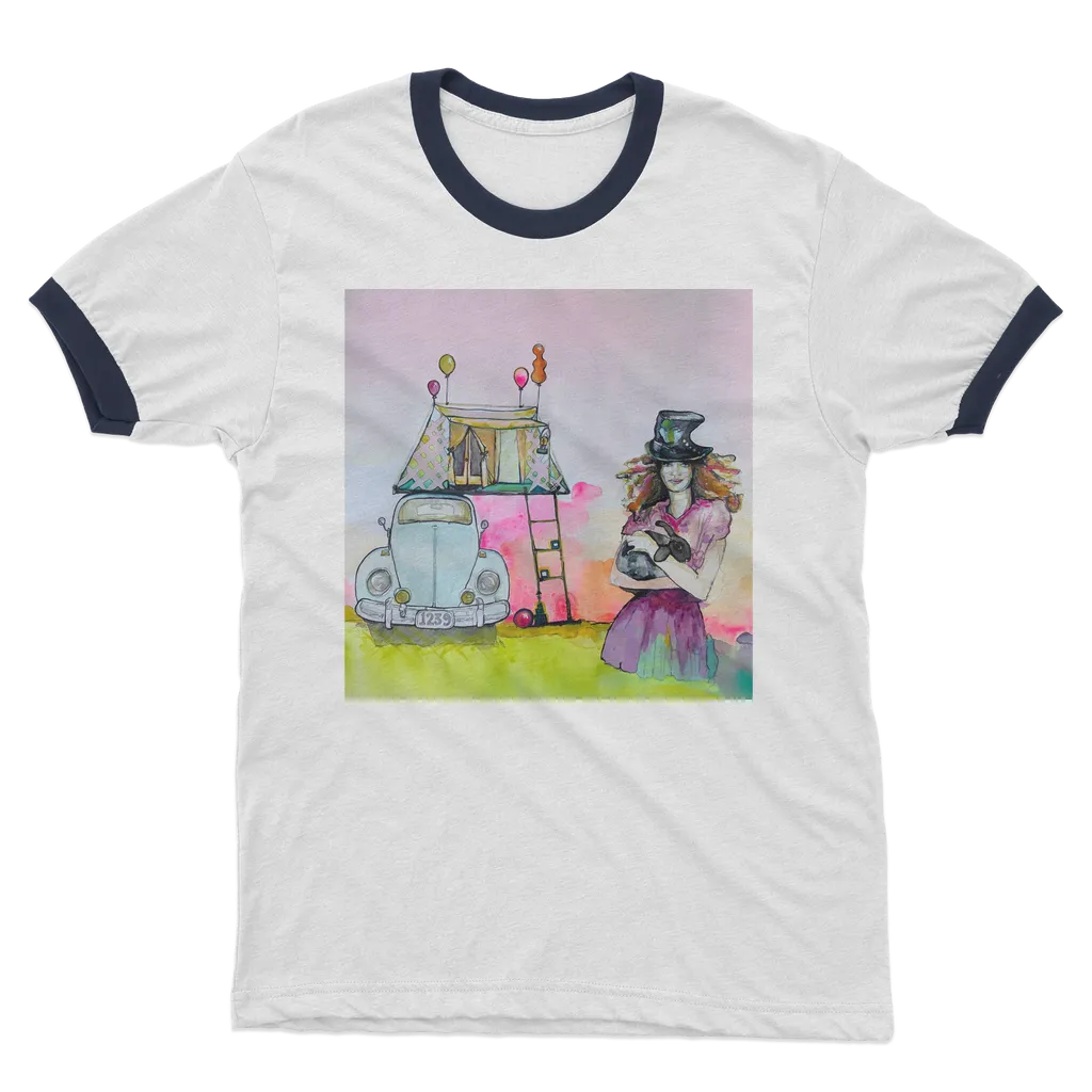 ‘Dream High’
 Adult Ringer T-Shirt