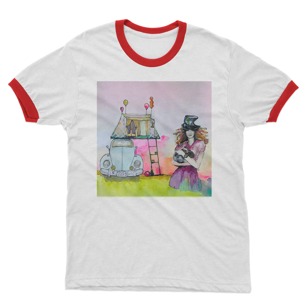 ‘Dream High’
 Adult Ringer T-Shirt