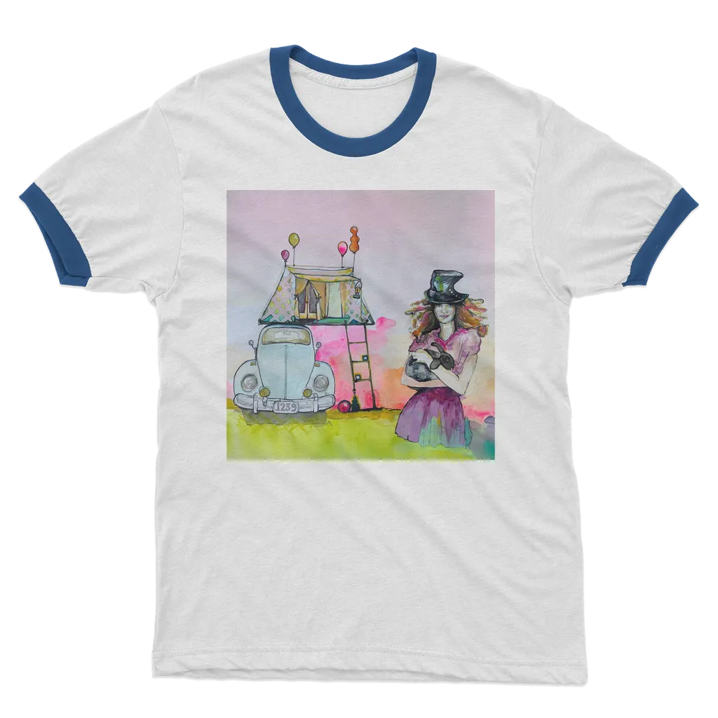 ‘Dream High’
 Adult Ringer T-Shirt