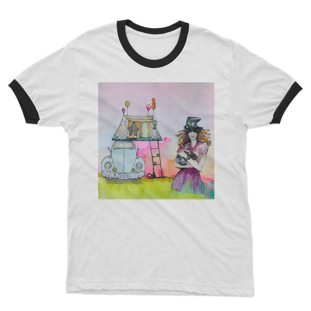 ‘Dream High’
 Adult Ringer T-Shirt