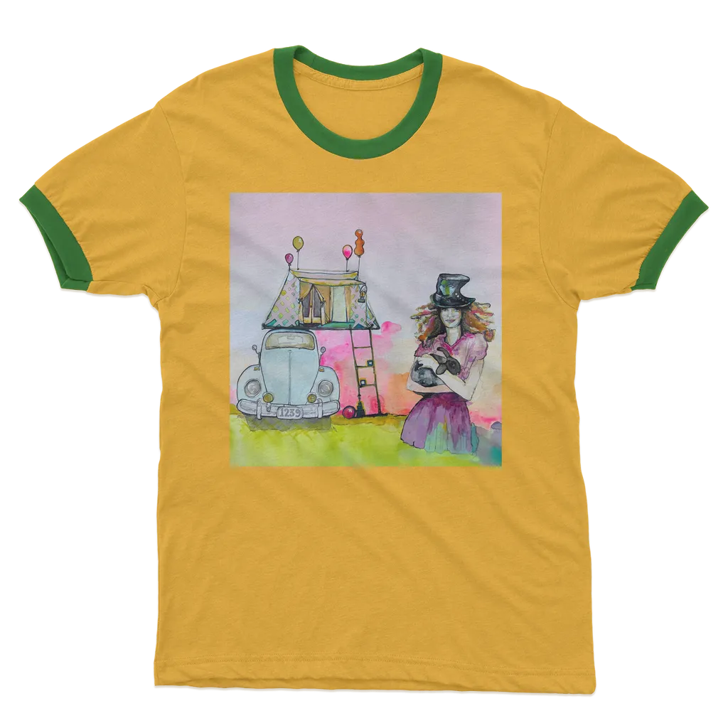 ‘Dream High’
 Adult Ringer T-Shirt