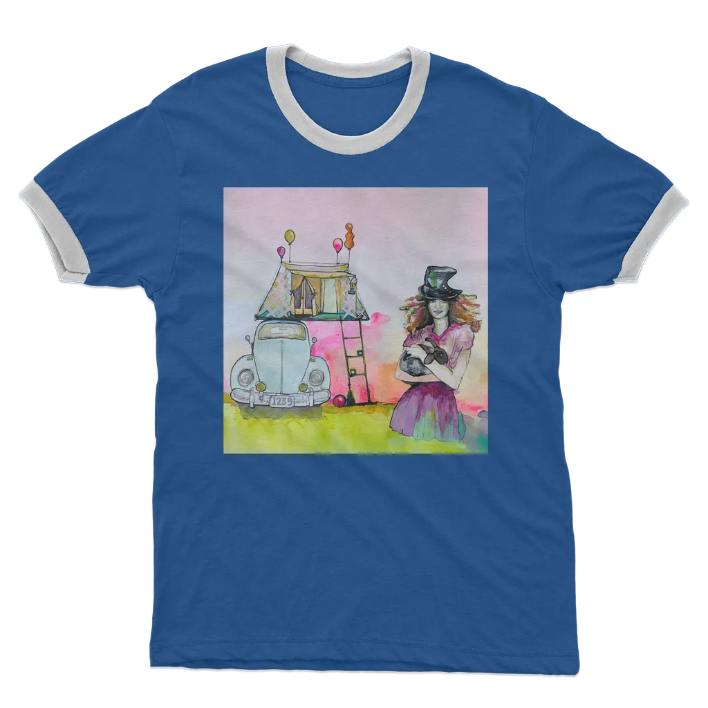 ‘Dream High’
 Adult Ringer T-Shirt