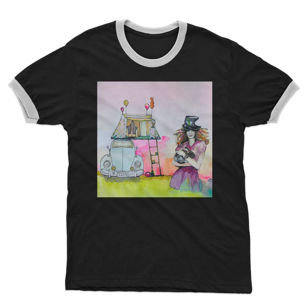‘Dream High’
 Adult Ringer T-Shirt