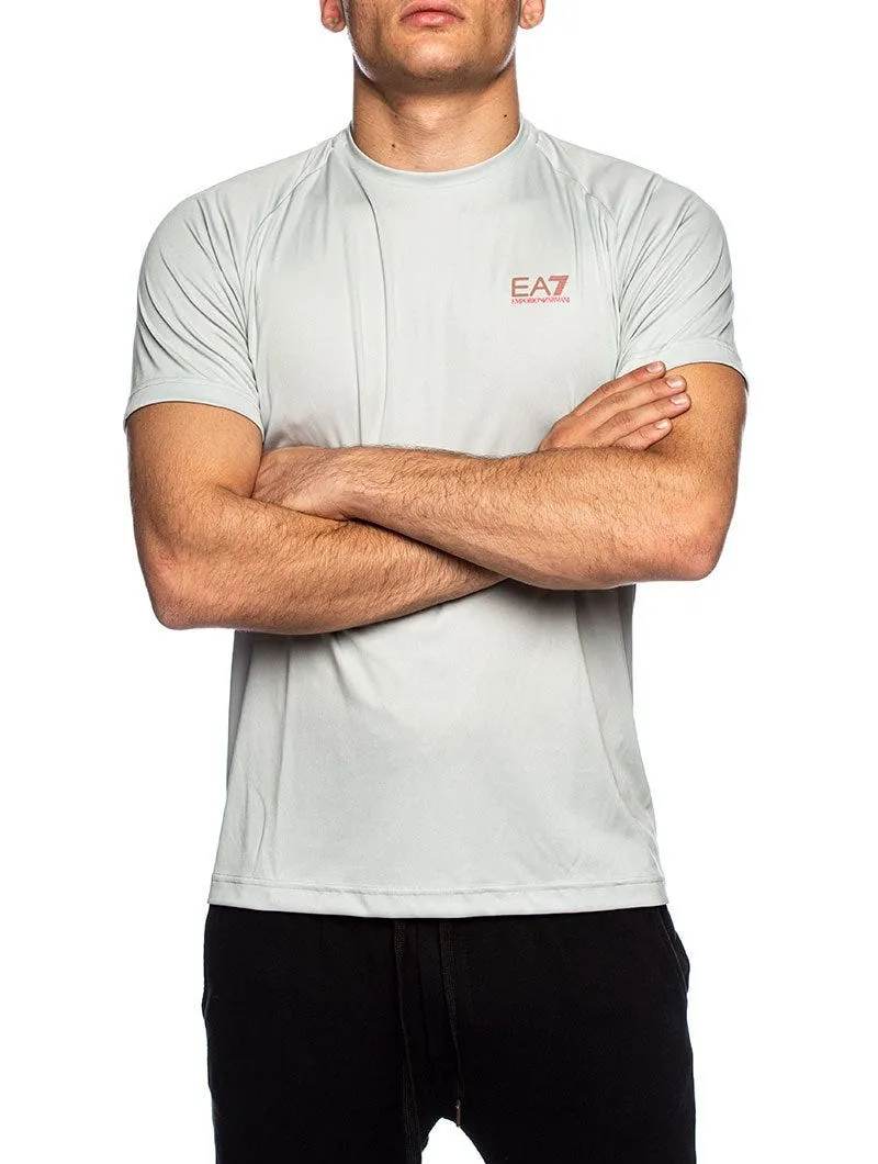 EA7 BASIC T-SHIRT IN BEIGE