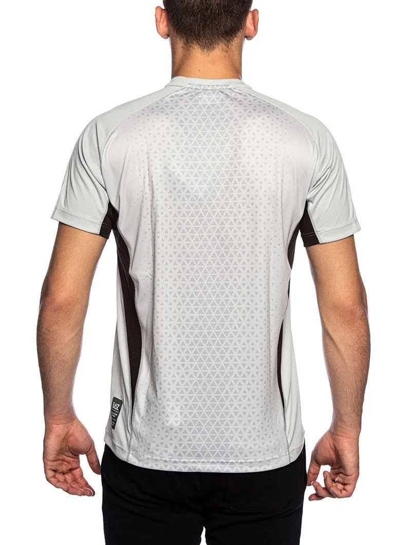 EA7 BASIC T-SHIRT IN BEIGE