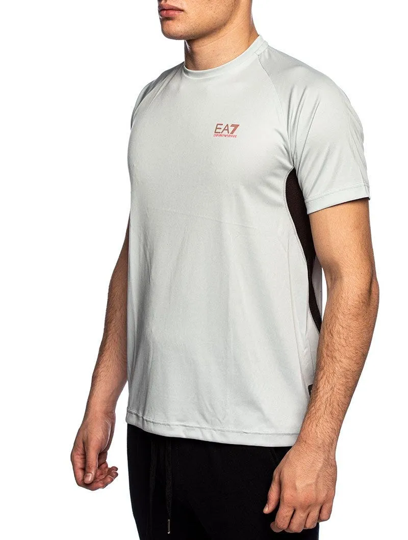 EA7 BASIC T-SHIRT IN BEIGE