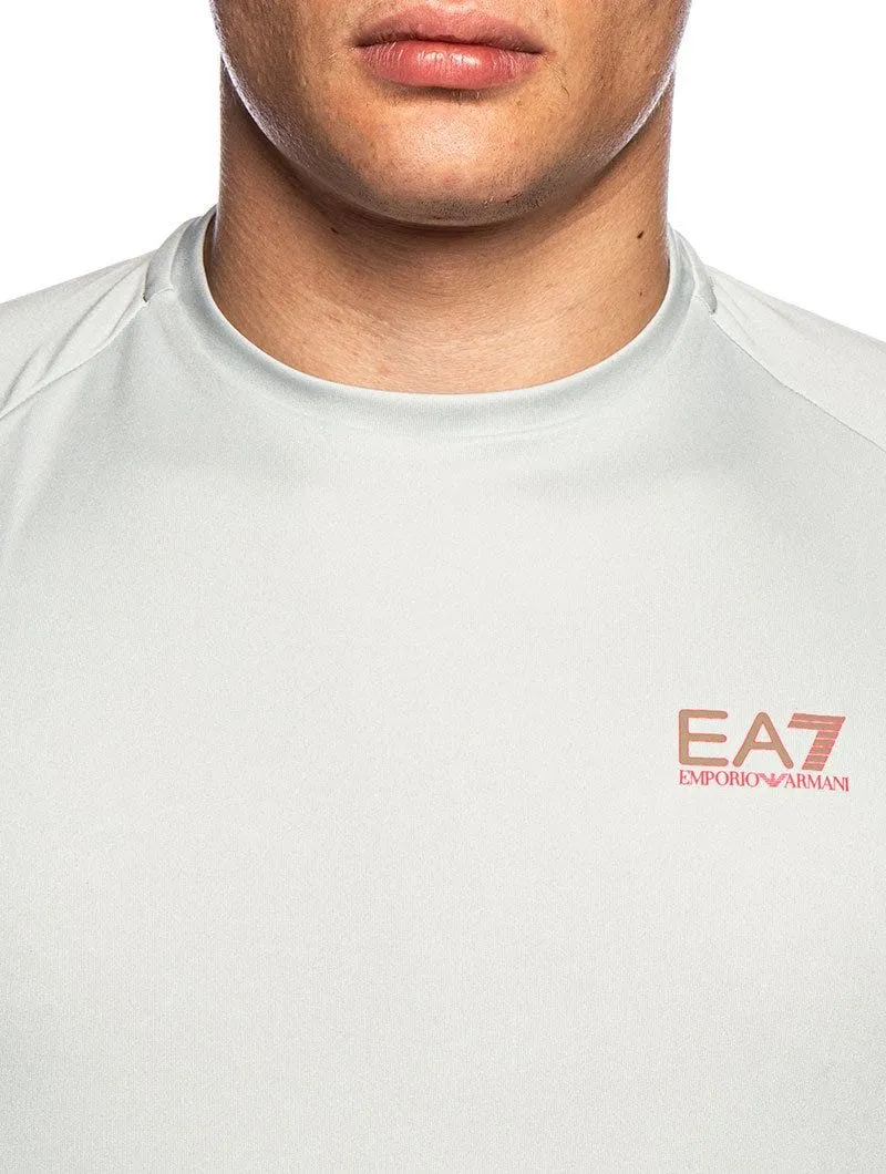 EA7 BASIC T-SHIRT IN BEIGE