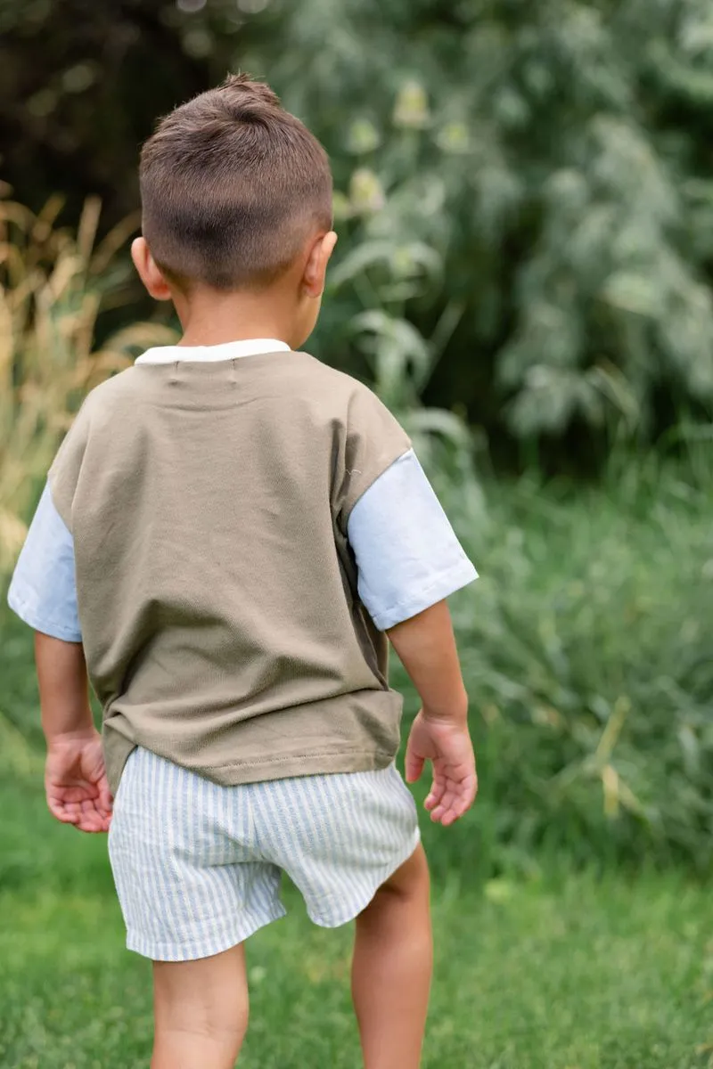 Easy Short, Prairie Stripe