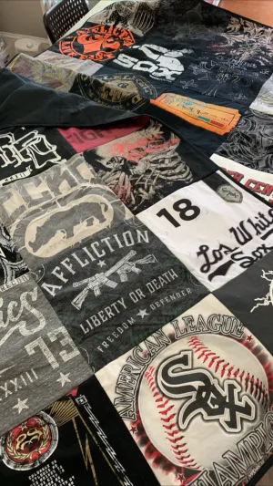 Extra Large T-shirt Quilt 60x60 -Early Access