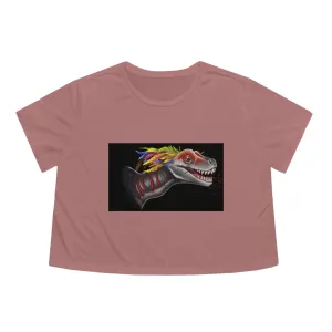 Feathered Raptor Women's Flowy Cropped Tee