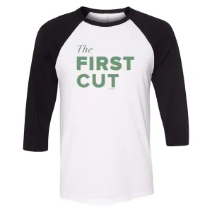 First Cut Logo 3/4 Sleeve Baseball T-Shirt