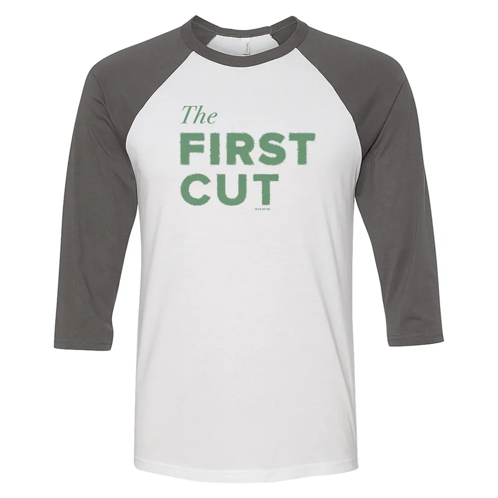 First Cut Logo 3/4 Sleeve Baseball T-Shirt