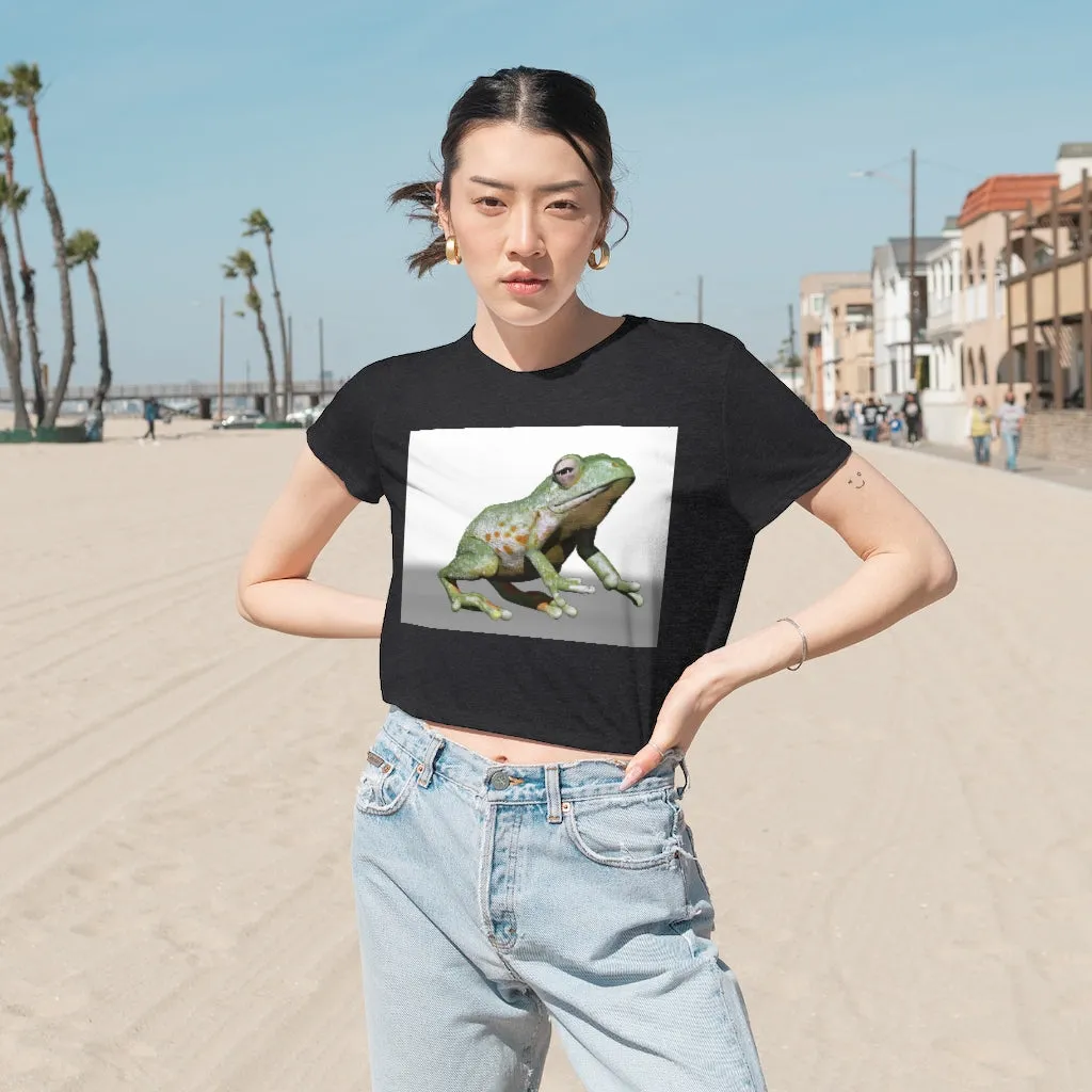 Frog Women's Flowy Cropped Tee