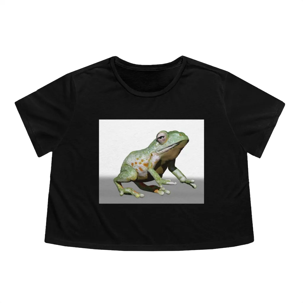 Frog Women's Flowy Cropped Tee