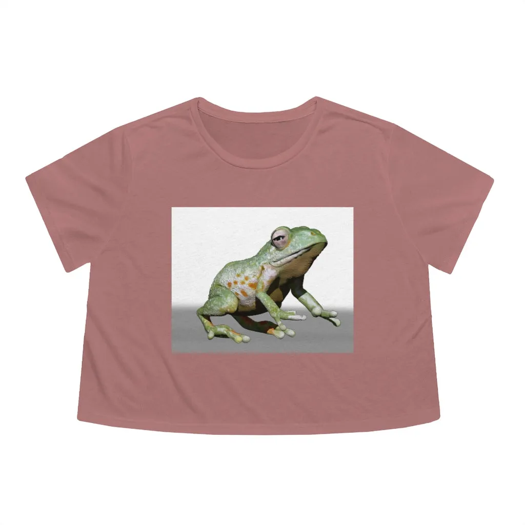 Frog Women's Flowy Cropped Tee