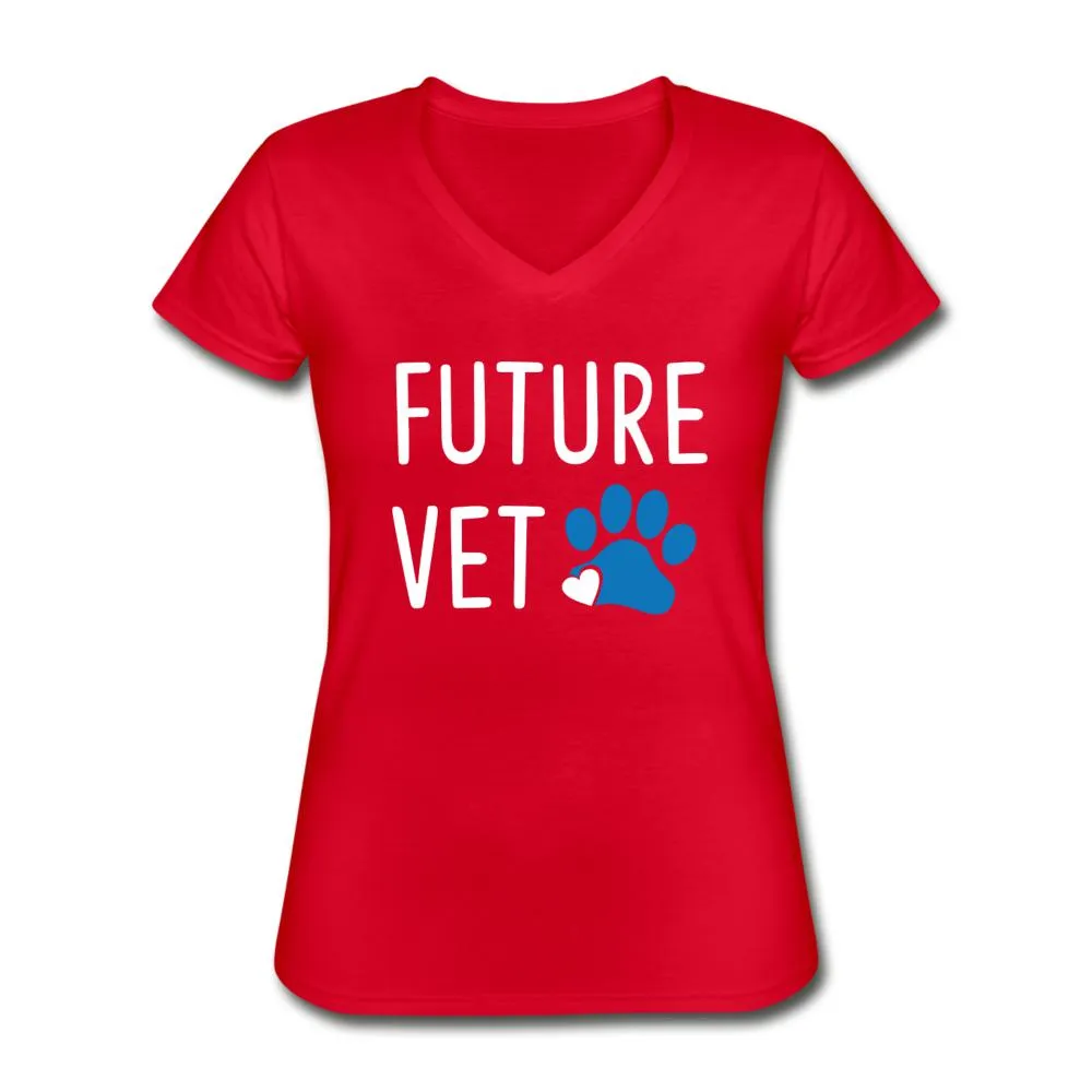 Future Vet Women's V-Neck T-Shirt