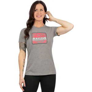 FXR Emblem Premium T-Shirt Grey Heather/Razz