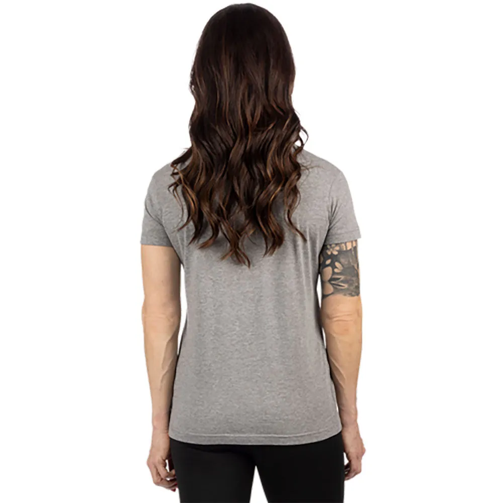 FXR Emblem Premium T-Shirt Grey Heather/Razz