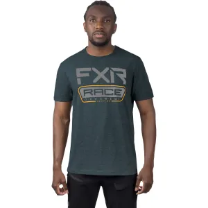 FXR Race Div Premium T-Shirt Dark Steel/Grey Blue