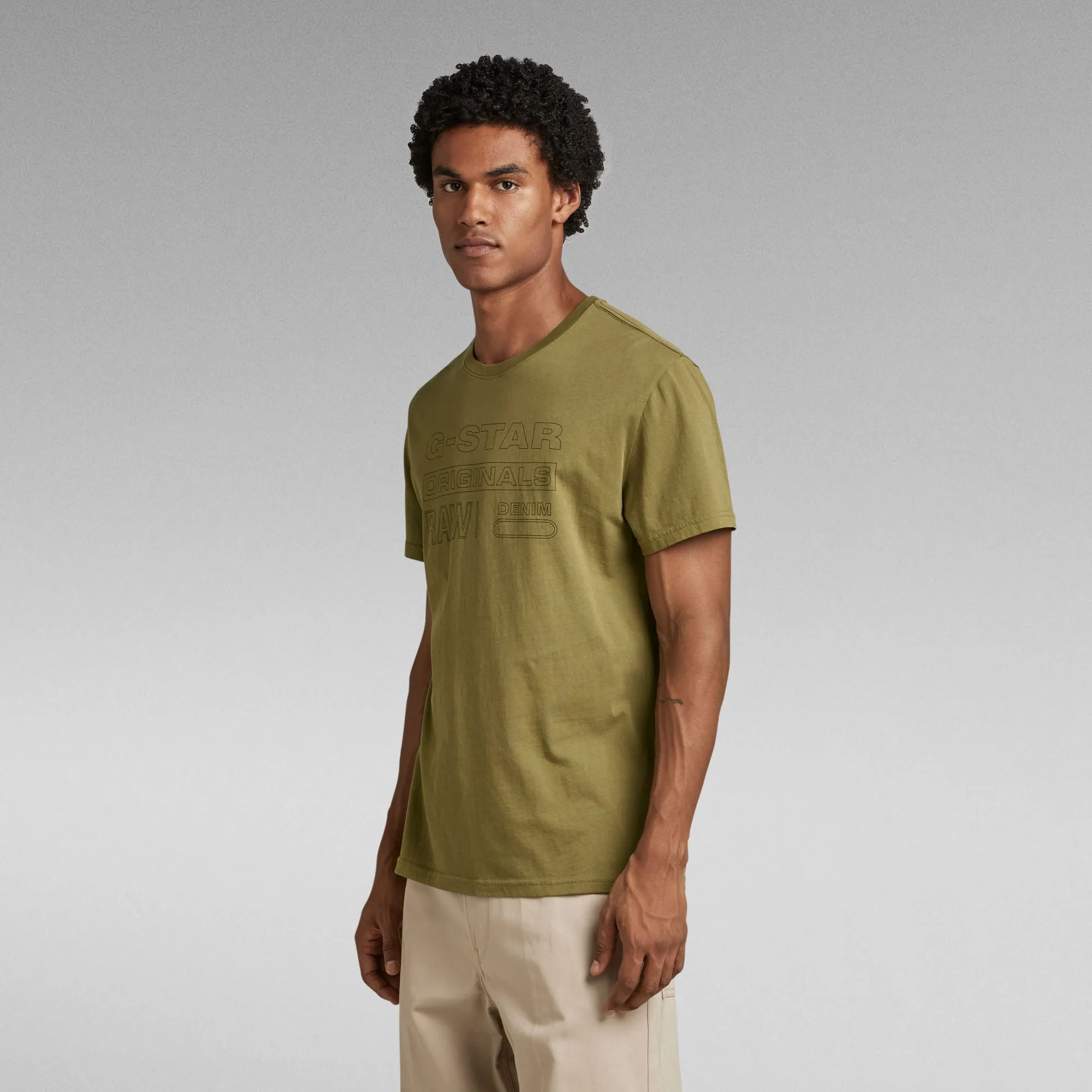 G-Star Original Tee - Smoked Olive