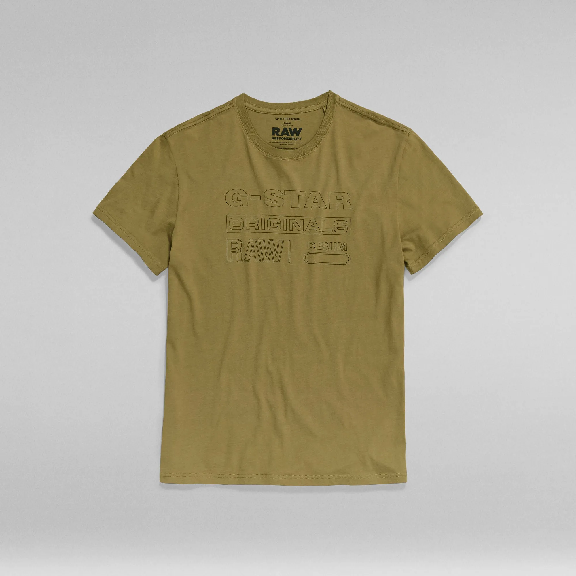 G-Star Original Tee - Smoked Olive