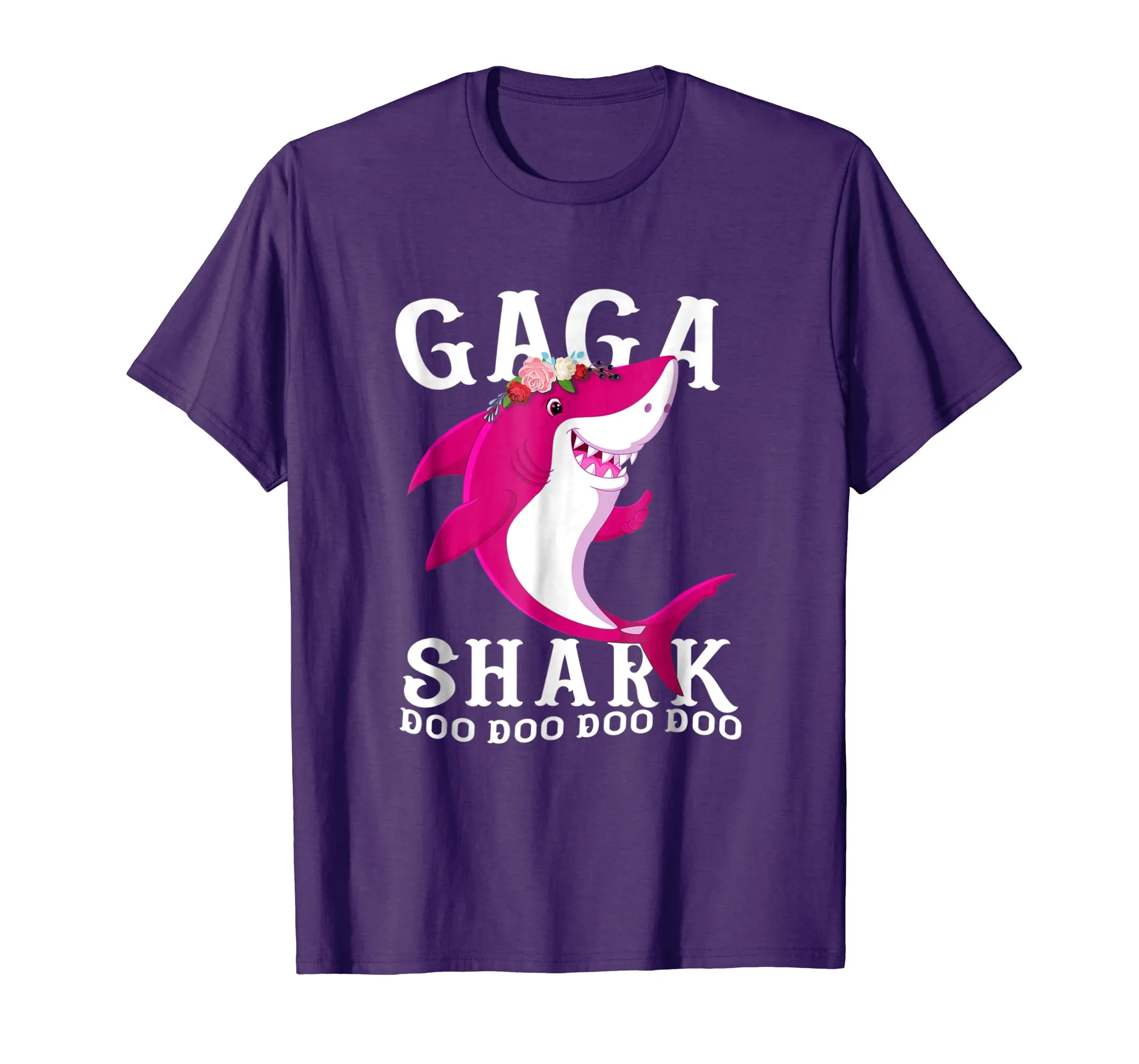 Gaga Shark T Shirt Mother Grandma Halloween Christmas