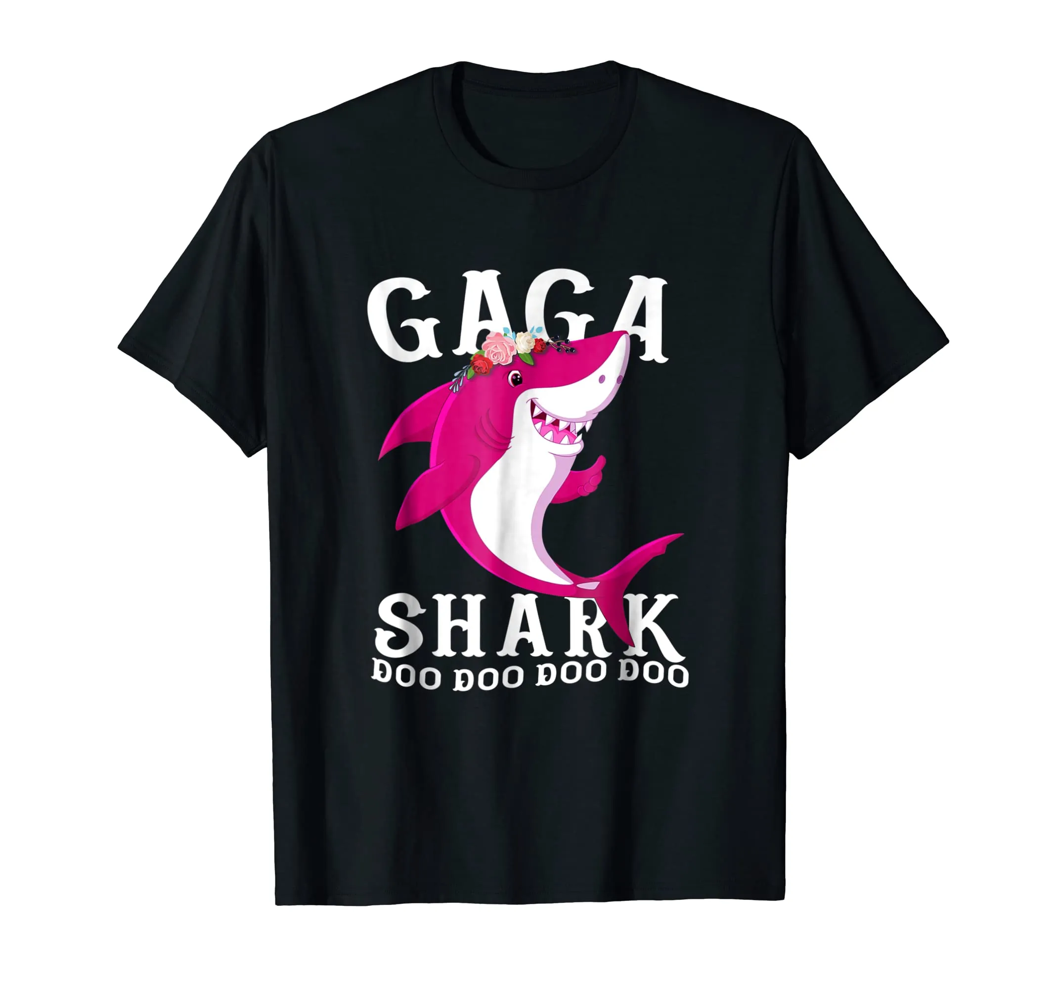 Gaga Shark T Shirt Mother Grandma Halloween Christmas