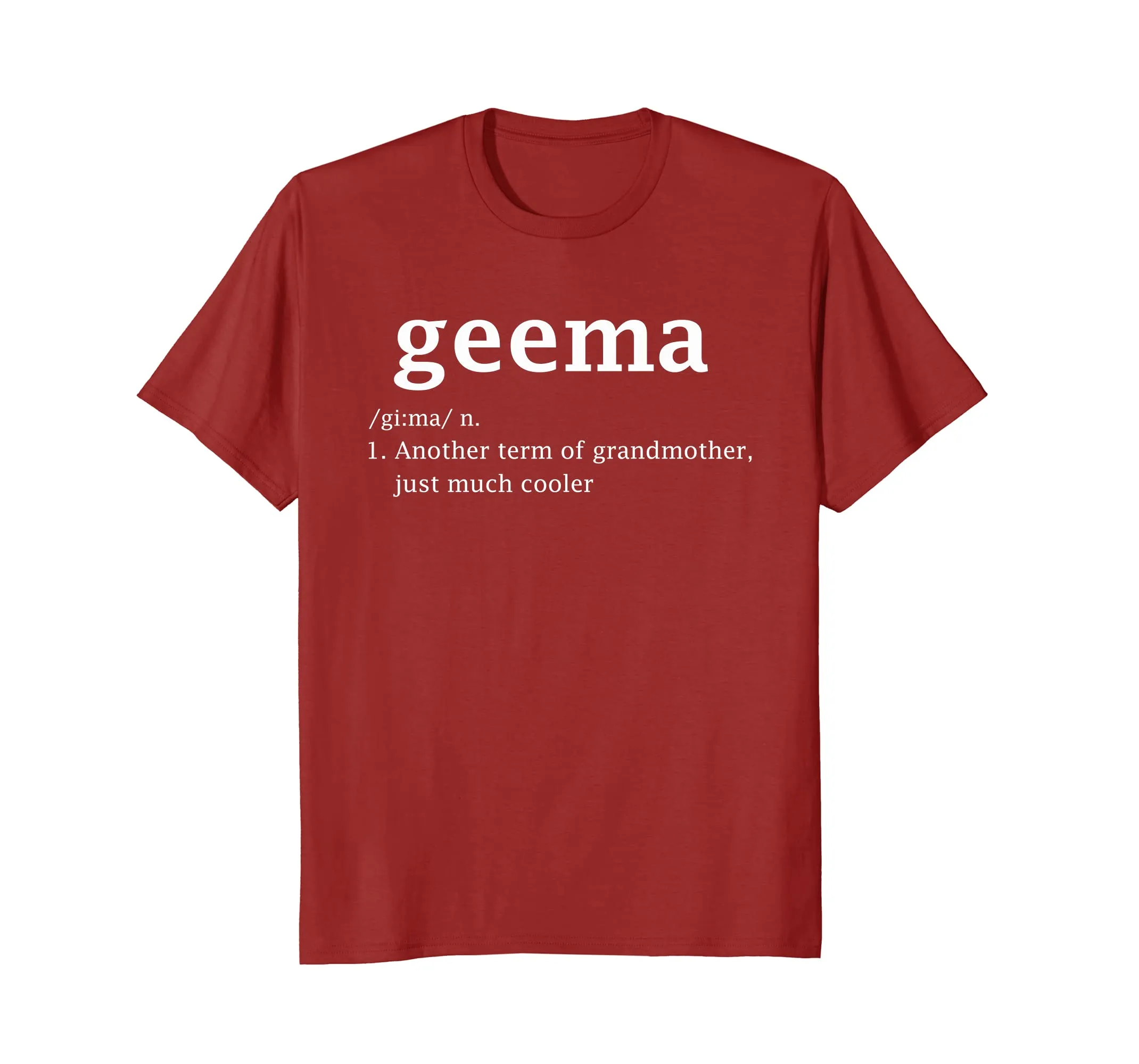 Geema Definition Funny Grandma Mother Day Women Gifts TShirt