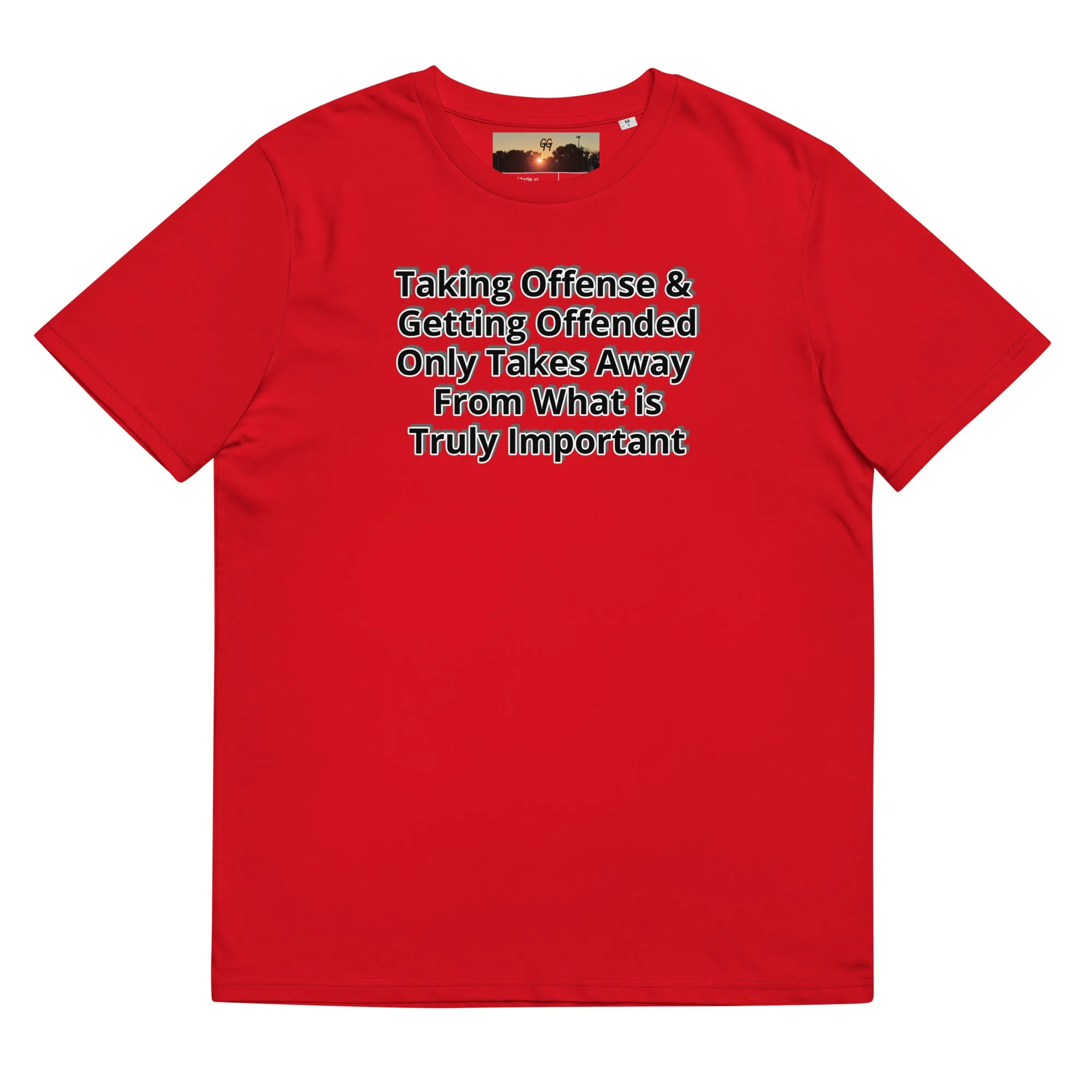 GG - Unisex organic cotton t-shirt - Taking Offence