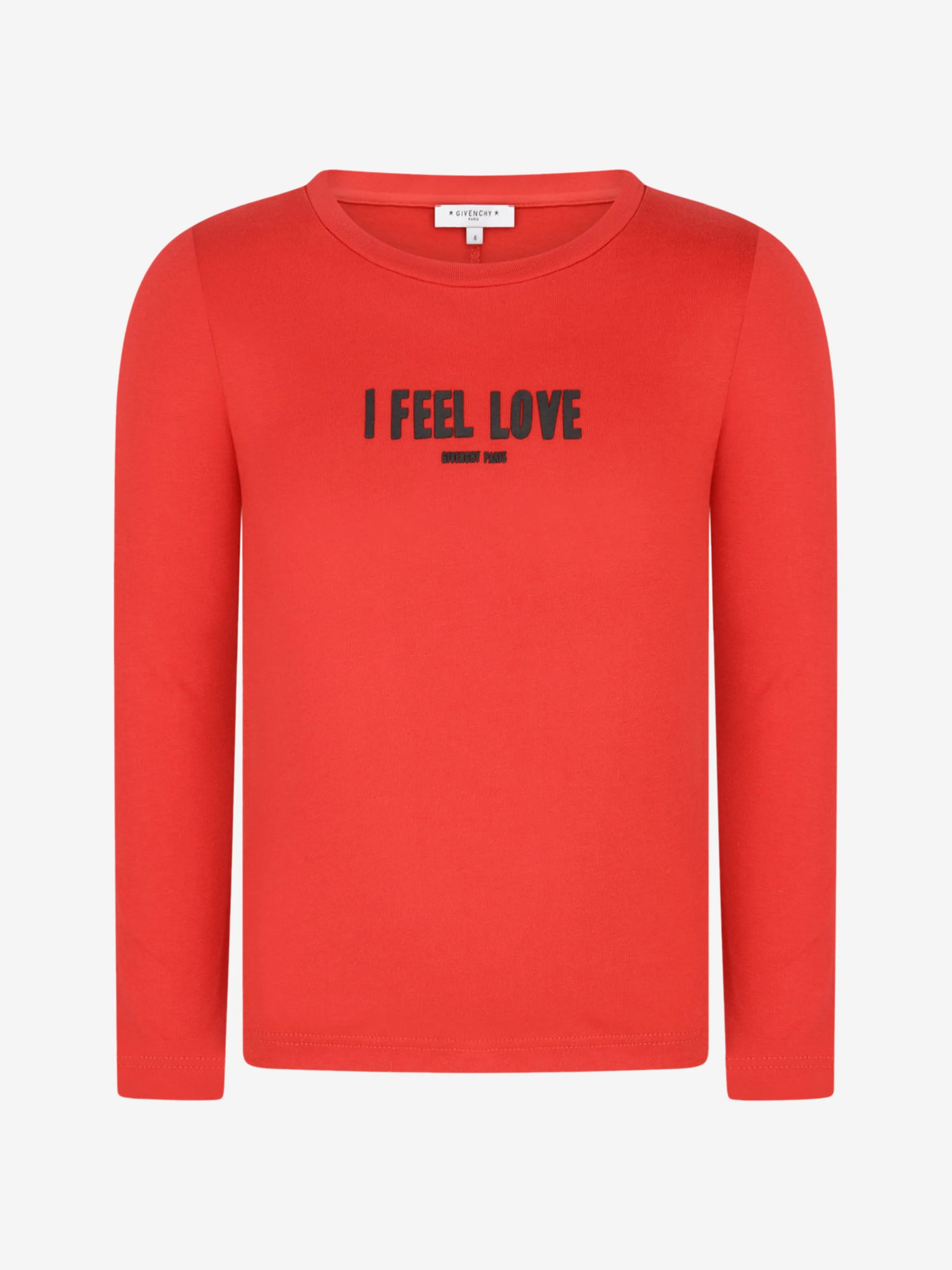 Givenchy Girls I Feel Love Print Top