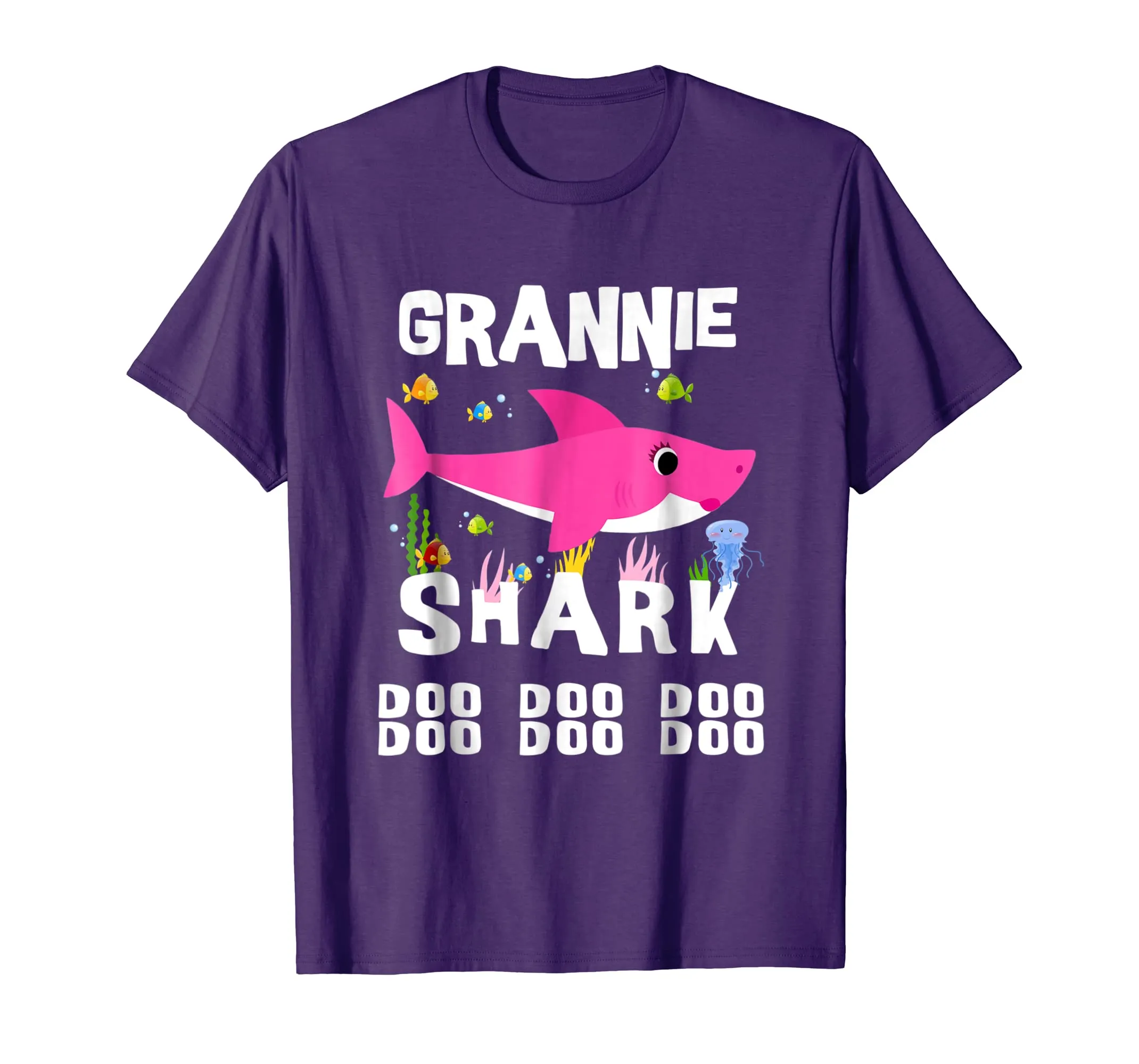 Grannie Shark T Shirt Mother Grandma Mother's Day Christmas