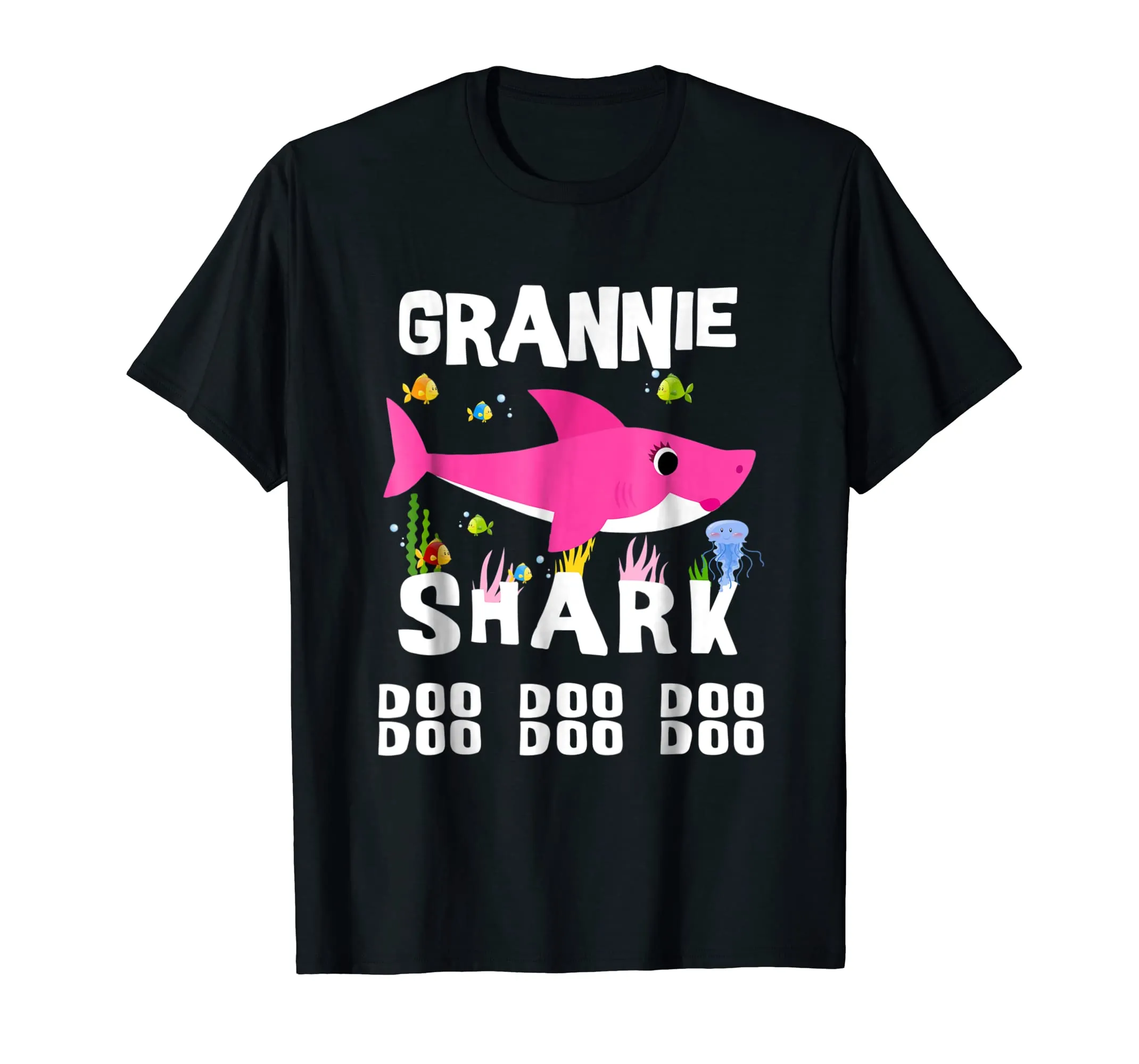 Grannie Shark T Shirt Mother Grandma Mother's Day Christmas