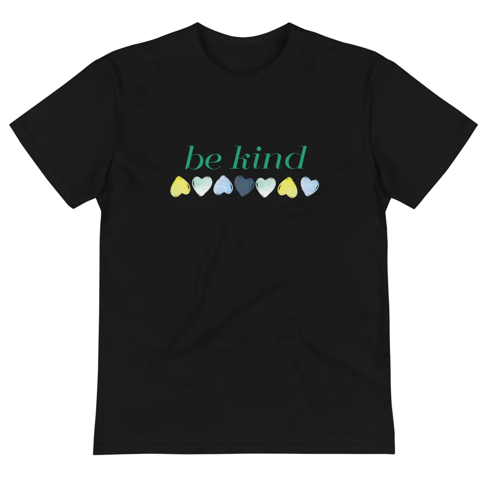GREEN "BE KIND" GROUNDED HEARTS