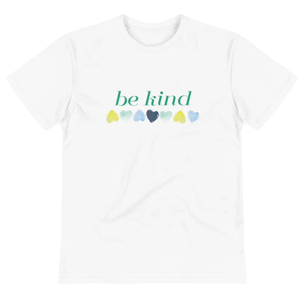 GREEN "BE KIND" GROUNDED HEARTS