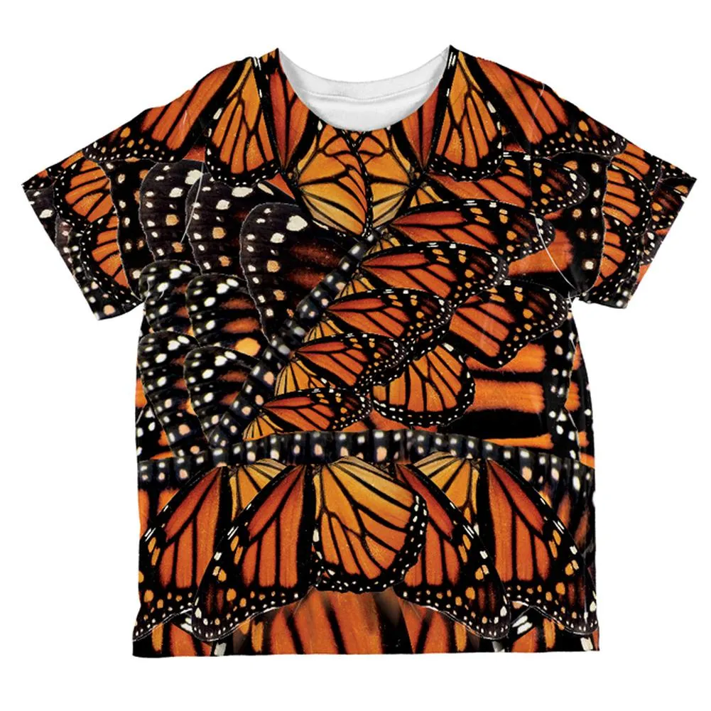 Halloween Monarch Butterfly Costume All Over Toddler T Shirt