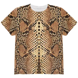 Halloween Rattlesnake Snake Snakeskin Costume All Over Youth T Shirt