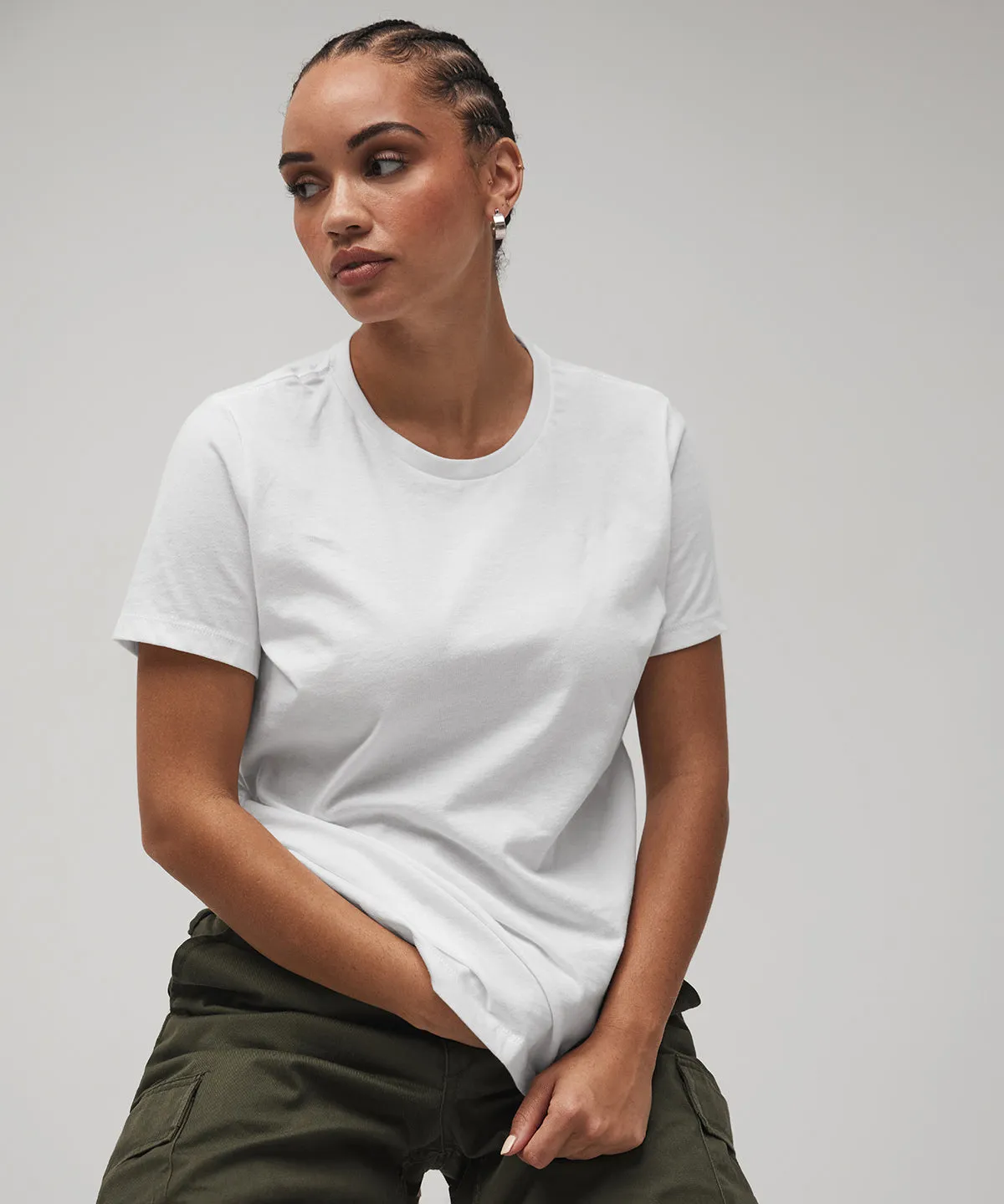 Heather Sage - Women's relaxed Jersey short sleeve tee