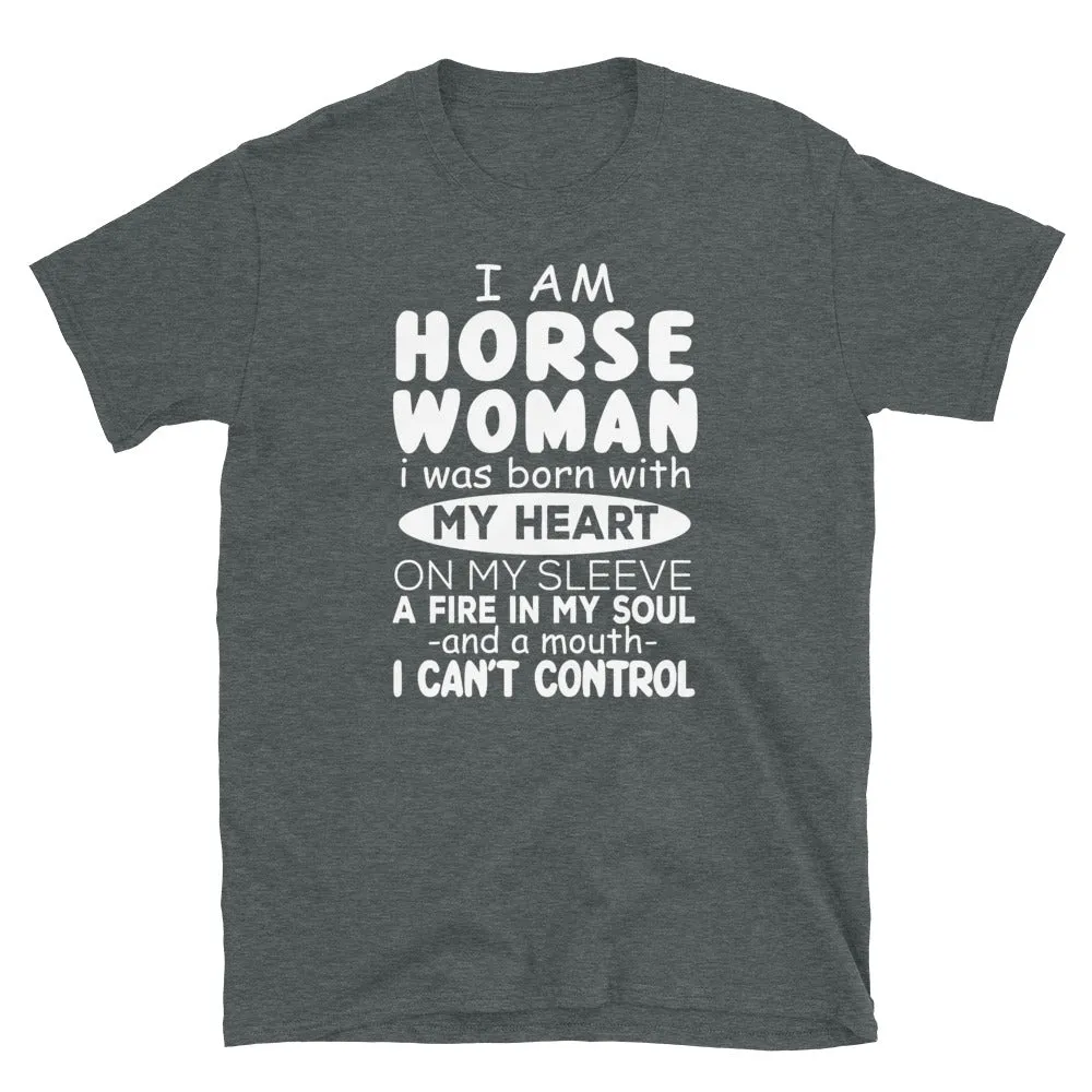 Horse Woman Short-Sleeve Unisex T-Shirt