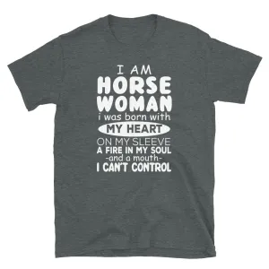 Horse Woman Short-Sleeve Unisex T-Shirt