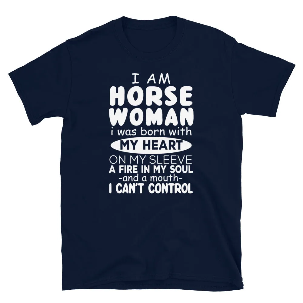 Horse Woman Short-Sleeve Unisex T-Shirt